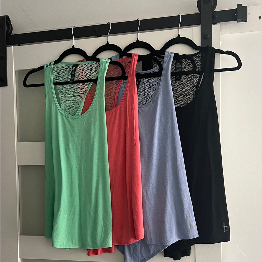 BodyRock bundle of 4  Tank Tops - Mint, Coral, Lavender, Black